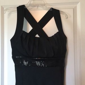 Full-length Calvin Klein black dress